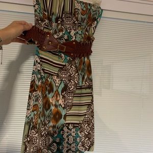 New without tags- boho belted dress